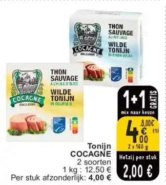 Cora Tonijn Cocagne 2 x 160g aanbieding