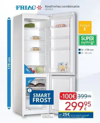 Eldi Koel/vries combinatie UD3352 aanbieding