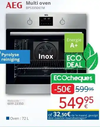 Eldi Multi oven aanbieding