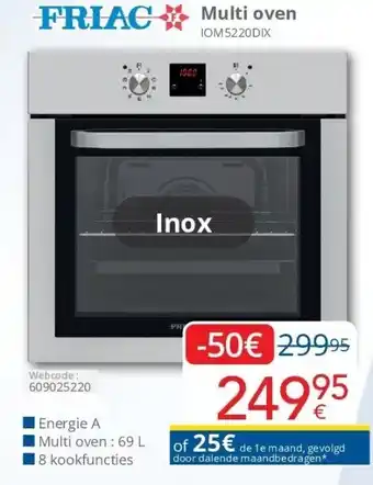 Eldi Multi oven aanbieding