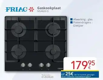 Eldi Gaskookplaat aanbieding