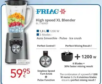 Eldi High speed XL Blender aanbieding