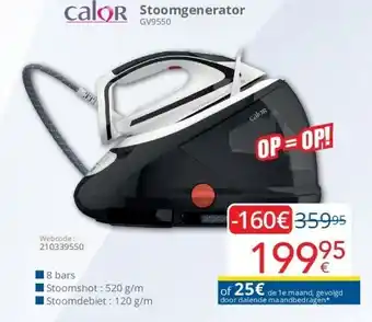 Eldi Stoomgenerator aanbieding