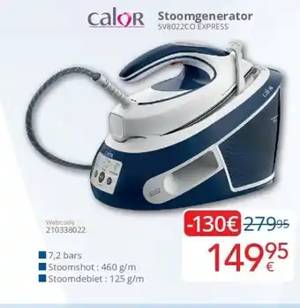 Eldi Stoomgenerator aanbieding