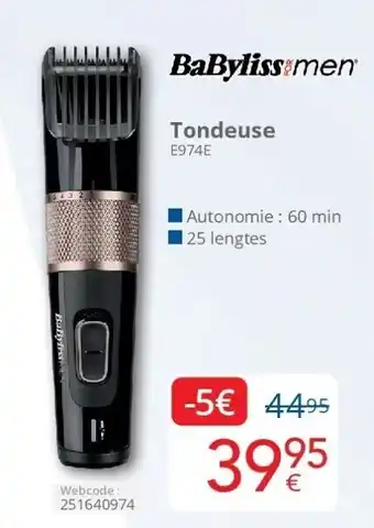 Eldi Tondeuse E974E aanbieding