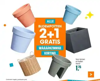 Kwantum bLOEMPOTTEN aanbieding