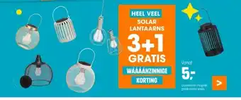 Kwantum SOLAR LANTAARNS aanbieding
