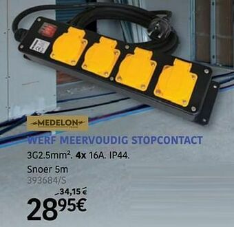 HandyHome Werf meervoudig stopcontact aanbieding