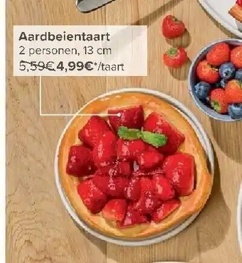 Carrefour Aardbeientaart aanbieding