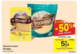 Carrefour Gamma kazen Brugge aanbieding