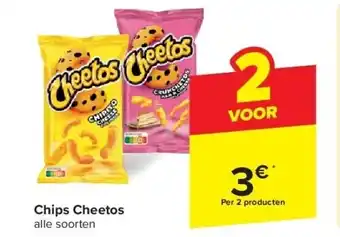 Carrefour Chips Cheetos aanbieding