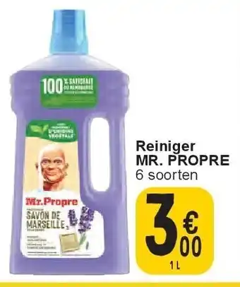 Cora Reiniger MR. PROPRE aanbieding