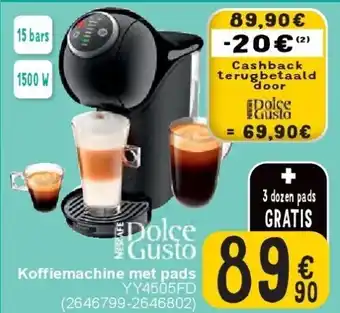 Cora Koffiemachine met pads aanbieding