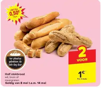 Carrefour Half stokbrood aanbieding