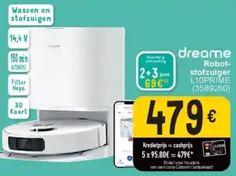 Cora Robotstofzuiger aanbieding