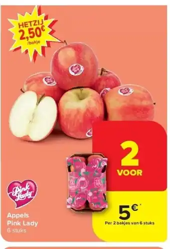 Carrefour Appels Pink Lady aanbieding