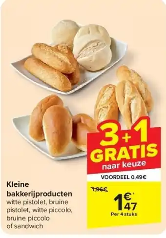 Carrefour Kleine bakkerijproducten aanbieding