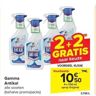 Carrefour Gamma Antikal aanbieding