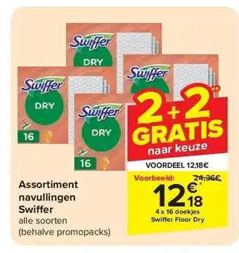 Carrefour Assortiment navullingen Swi er aanbieding