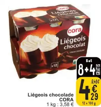 Cora Liégeois chocolade 12 x 100g aanbieding