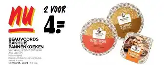 Jumbo BEAUVOORDS BAKHUIS PANNENKOEKEN aanbieding