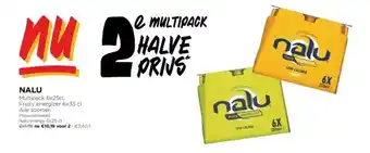 Jumbo Nalu energy 6x25 cl aanbieding