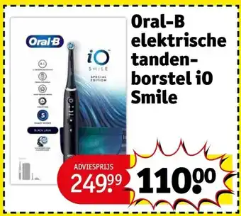 Kruidvat Oral-B elektrische tandenborstel iO Smile aanbieding