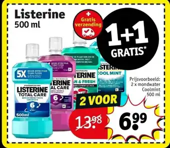 Kruidvat Listerine aanbieding