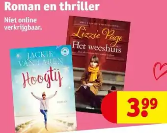 Kruidvat Roman en thriller aanbieding