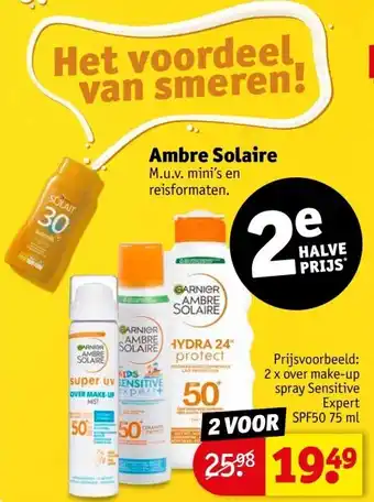 Kruidvat Ambre Solaire aanbieding