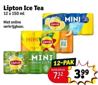 Kruidvat Lipton Ice Tea aanbieding