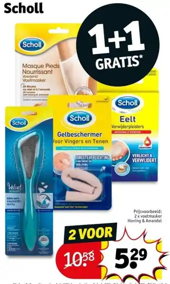 Kruidvat Scholl aanbieding