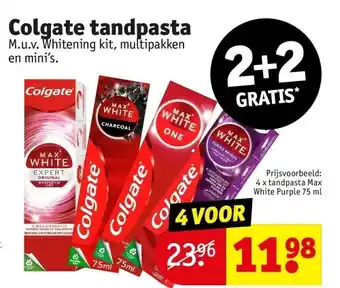 Kruidvat Colgate tandpasta aanbieding