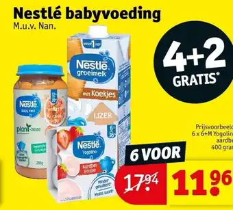 Kruidvat Nestlé babyvoeding aanbieding