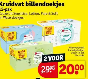 Kruidvat Kruidvat billendoekjes aanbieding