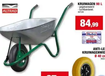 Hubo KRUIWAGEN 90 L aanbieding