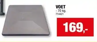 Hubo VOET - 70 kg. aanbieding