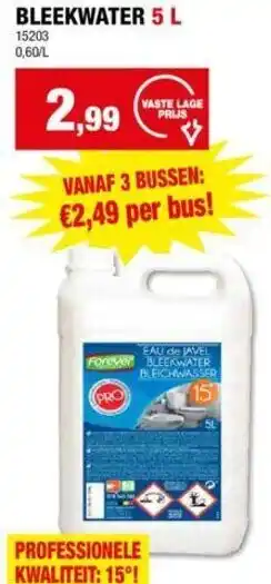 Hubo BLEEKWATER 5L aanbieding