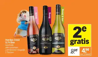 Albert Heijn Hardys Crest 0.75 liter aanbieding