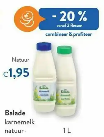 Balade karnemelk natuur