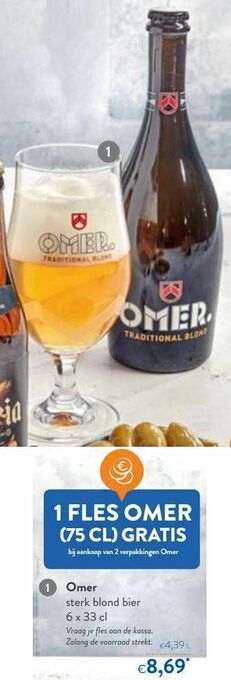 OKay Omer sterk blond bier aanbieding
