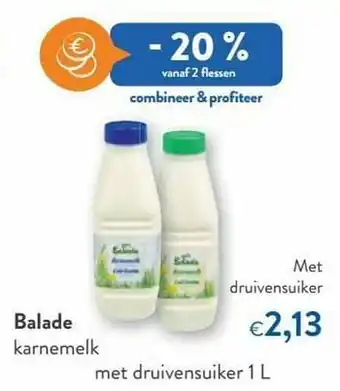 OKay Balade karnemelk met druivensuiker aanbieding