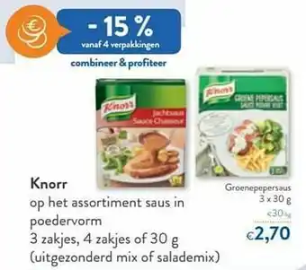 OKay Knorr groenepepersaus aanbieding