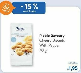 OKay Noble savoury cheese biscuits with pepper aanbieding