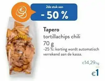 OKay Tapero tortillachips chili aanbieding
