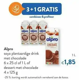 OKay Alpro dessert met chocolade aanbieding