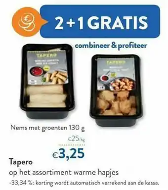 OKay Tapero nems met groenten aanbieding
