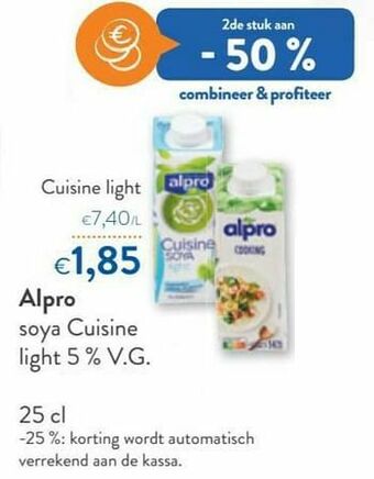 OKay Alpro cuisine light aanbieding