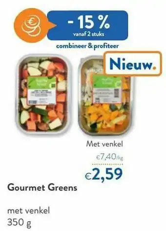 Gourmet greens met venkel