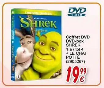 Cora Coffret dvd dvd-box shrek aanbieding